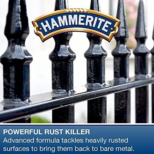 Hammerite Rust Remover Gel Blister. Non Drip Rust Remover for Metal, Rust Converter - Non Damaging to Metal Paint, Suitable for Interior and Exterior - 100ml - Image 7