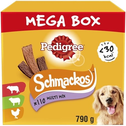 Pedigree Schmackos Mega Pack 110 Strips Snacks, Dog Treat Multipack with Beef, Lamb and Poultry Flavours, 790 g (Pack of 1) - Image 13