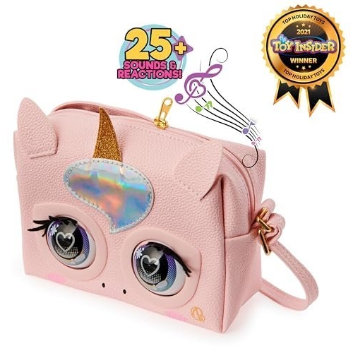 Purse Pets, Glamicorn Unicorn Interactive Purse Pet with Over 25 Sounds and Reactions, Kids Toys for Girls Ages 5 and up - Image 14