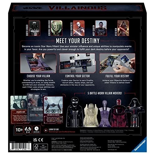 Ravensburger Star Wars Villainous Power of the Dark Side - Darth Vader - Expandable Strategy Family Board Games for Adults and Kids Age 10 Years Up - 2 to 5 Players (English Version) - Image 5