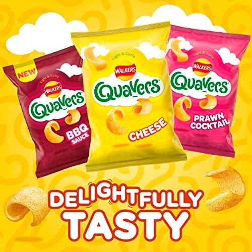 Walkers Quavers BBQ Multipack Snacks Crisps 6x16g - Image 5