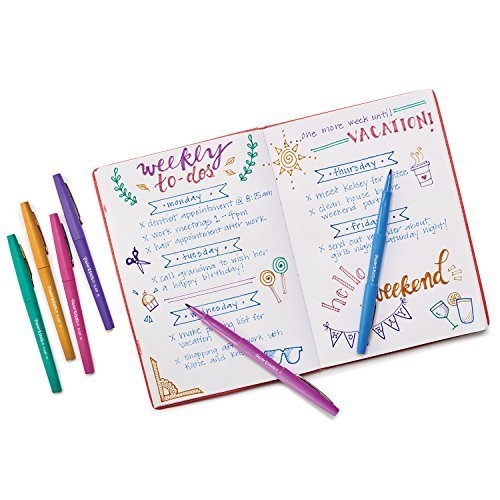 Paper Mate Flair Felt Tip Pens | Medium Tip (0.7 mm) | Candy POP Colours | 6 Count - Image 3