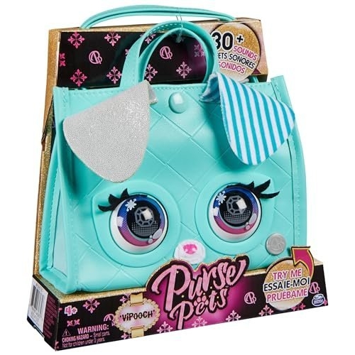 Purse Pets, VIPooch Puppy Tote Bag Interactive Pet Toy and Cross-body Bag with over 30 Sounds and Reactions, Kids’ Toys for Girls Aged 4 and up - Image 9
