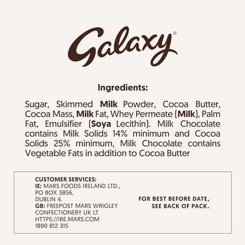 Galaxy Smooth Milk Chocolate Bar, Chocolate Gift, Movie Night Snacks, Sharing Bar 100g - Image 4