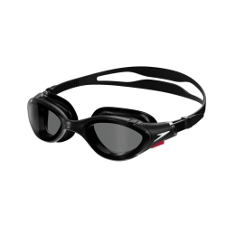 Speedo Unisex Biofuse 2.0 SwiMing Goggles, Patented Easy Adjustment, Anti-fog, Anti-leak, Enhanced Fit, Improved Comfort, Black/Smoke, One Size