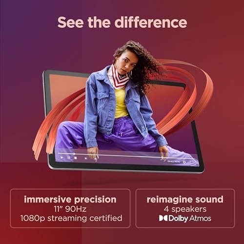 Lenovo Tab M11 Android Tablet | 11 Inch Full HD 1200p | 128 GB | Lenovo Tab Pen | WiFi | 4 GB RAM | Luna Grey | Designed for Portable Entertainment - Image 11