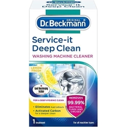 Dr. Beckmann Service-it Deep Clean Washing Machine Cleaner | Removes 99,99 % of bacteria and fungi and viruses | eliminates bad odours | 250 g