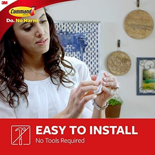 Command Medium Designer Hook, Pack of 2 Hooks and 4 Adhesive Strips, White - Damage Free Hanging - Holds up to 1.3kg - Image 7