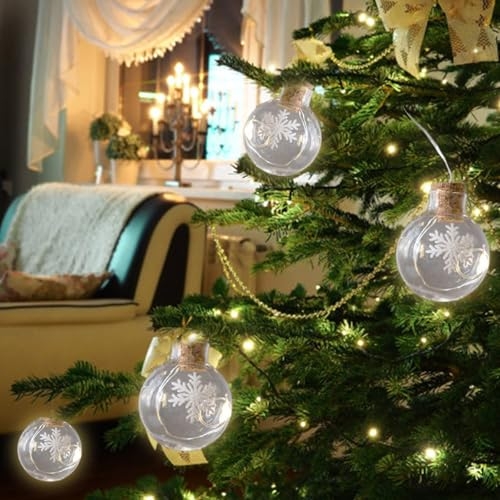 Morain Christmas Light String Decors Beautiful LED Light Series Warm Christmas Tree Hangings for Holiday - Image 7