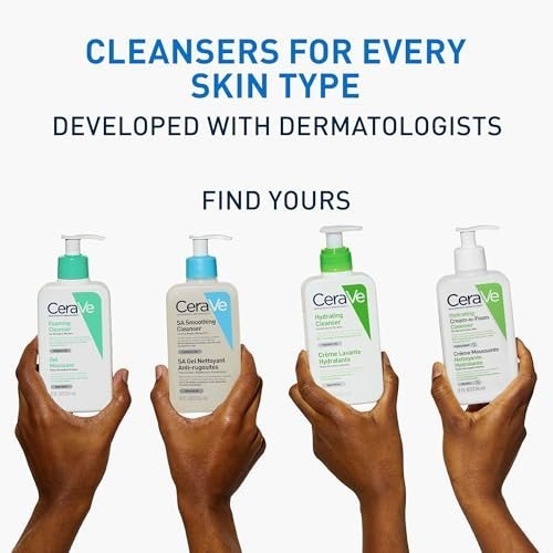 CeraVe SA Smoothing Face and Body Cleanser for Dry, Rough and Bumpy Skin 236ml with Salicylic Acid - Image 3