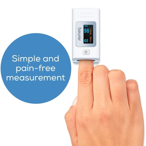 Beurer PO35 Pulse Oximeter, Determination of Heart Rate and Arterial Oxygen Saturation for Those with Medical Conditions - Image 2