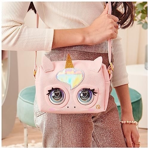 Purse Pets, Glamicorn Unicorn Interactive Purse Pet with Over 25 Sounds and Reactions, Kids Toys for Girls Ages 5 and up - Image 12