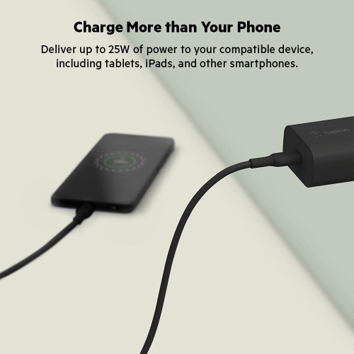 Belkin BoostCharge 25W Wall Chargers with PPS (USB-C Power Delivery, Fast Charger for iPhone, Samsung, Galaxy Tab, iPad and more) - Image 6