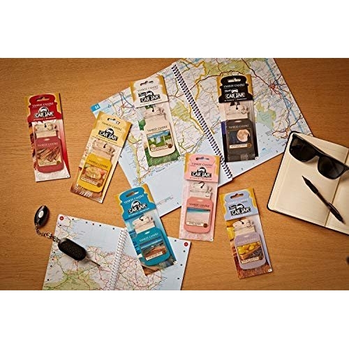 Yankee Candle Car Jar Scented Air Freshener, Clean Cotton, Three Count - Image 3