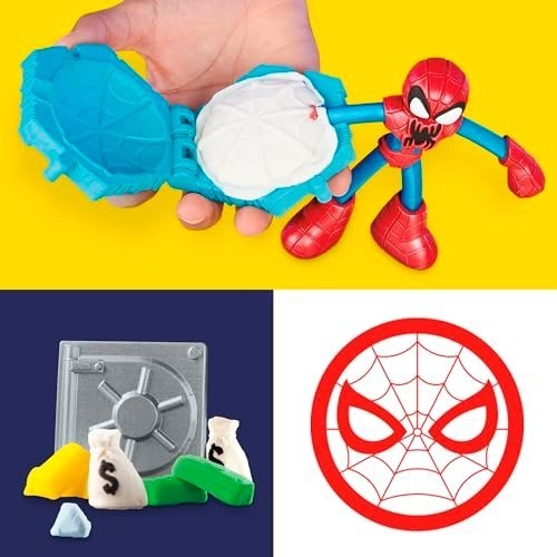 Play-Doh Spider-Man Launch & Slice Battle Playset, Non-Toxic Modelling Compound Set for Boys and Girls, Creative Toys for 4+ Year Old Kids, Christmas Arts and Crafts Gift Idea - Image 11