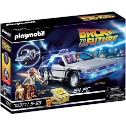 Playmobil 70317 Back to the Future DeLorean, for Back to the Future fans, Collector's Item for Car Enthusiasts, Fun Imaginative Role-Play, Playset Suitable for Children Ages 6+