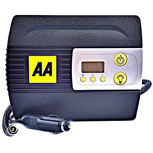 AA 12V Digital Tyre Inflator AA5502 – For Cars Other Vehicles Inflatables Bicycles - Shows PSI BAR KPA 3-100 PSI – Includes Adaptors, Black - Image 6
