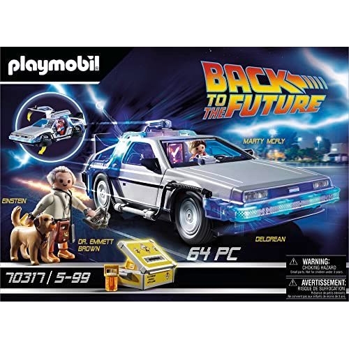 Playmobil 70317 Back to the Future DeLorean, for Back to the Future fans, Collector's Item for Car Enthusiasts, Fun Imaginative Role-Play, Playset Suitable for Children Ages 6+ - Image 10