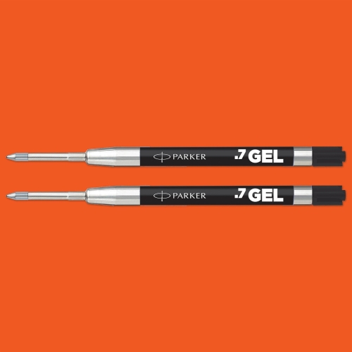 Parker Jotter Originals Gel Pen Refills | Smooth Black Gel Ink Refills | Medium Tip (0.7mm) | 2 Count - Image 7