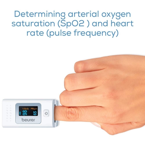 Beurer PO35 Pulse Oximeter, Determination of Heart Rate and Arterial Oxygen Saturation for Those with Medical Conditions - Image 6