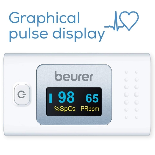 Beurer PO35 Pulse Oximeter, Determination of Heart Rate and Arterial Oxygen Saturation for Those with Medical Conditions - Image 4