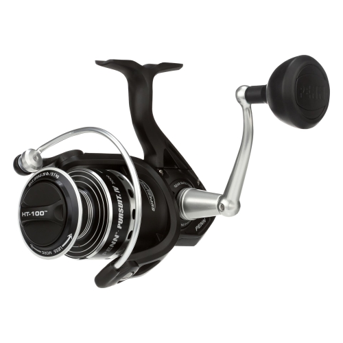 PENN Pursuit IV Spinning, Fishing Reel, Spinning Reels, Sea - Inshore Fishing, Spin Fishing, Jig, Lure Reel for All-Round Use, Boat, Kayak, Shore, Unisex, Black Silver, 5000 - Image 7