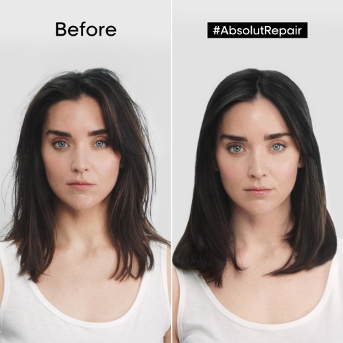 L’Oréal Professionnel Absolut Repair Shampoo, With Protein And Gold Quinoa, For Dry and Damaged Hair, Serie Expert, 500ml - Image 7
