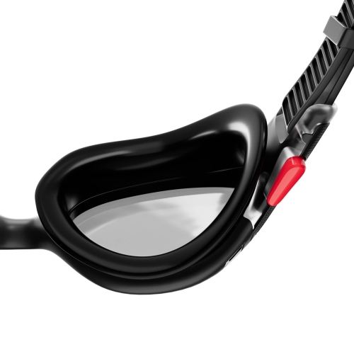 Speedo Unisex Biofuse 2.0 SwiMing Goggles, Patented Easy Adjustment, Anti-fog, Anti-leak, Enhanced Fit, Improved Comfort, Black/Smoke, One Size - Image 2