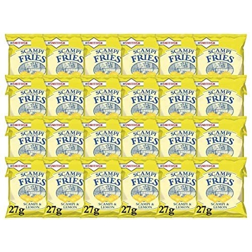 Smith's Savoury Selection Scampi & Lemon Fries 27g (Sheet of 24 Bags) - Scampi and Lemon Flavor Cereal Snack [Packaging may vary] - Image 10