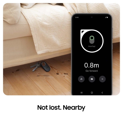 Samsung Galaxy SmartTag2 Bluetooth Tracker (1 Pack), Compass View AR, Find Lost Mode, Black - Image 4