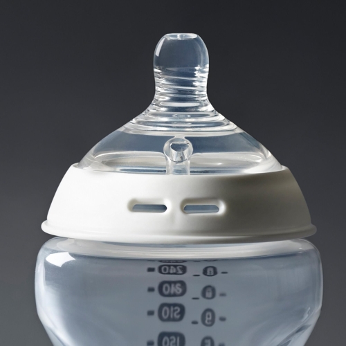 Tommee Tippee Natural Start Baby Bottle Teats, Fast Flow, 6+ Months, Breast-Like for a Natural Latch, Anti-colic Valve, Soft Silicone, Pack of 2 - Image 3