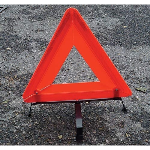 Safety First Aid Group Q4232 Safety Warning Triangle for Roadside Breakdowns Foldable Wind Tested with Case - Image 3