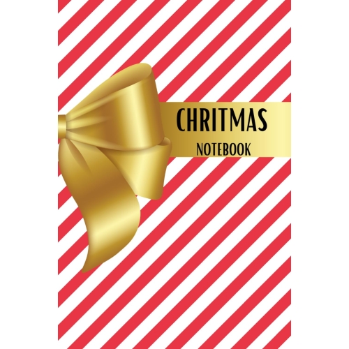 Stylish Glossy Gold Ribbon Notebook: Stylish. Perfect For Seasonal Notes And Gifting