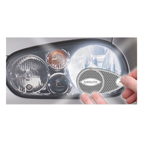 Headlamp Beam Eurolites Head Light Deflectors Convertors Adaptor Driving European Travel Anti Scorch Silver Reflective - Image 2