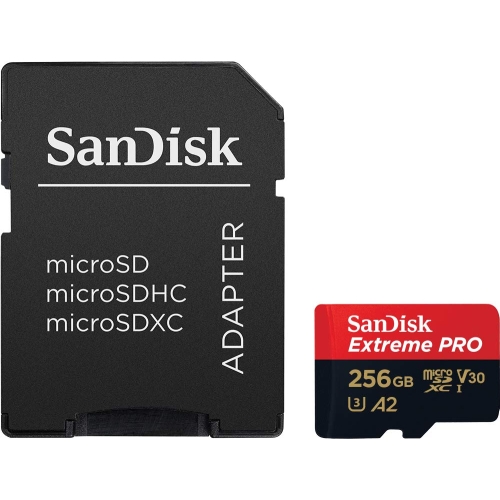 SanDisk 256GB Extreme PRO micro SD card + SD adapter, (For Smartphones, Action Cams, Drones, Speeds up to 200 MB/s) A2 App Performance + RescuePro Deluxe UHS-I, Class 10, U3, - Image 5