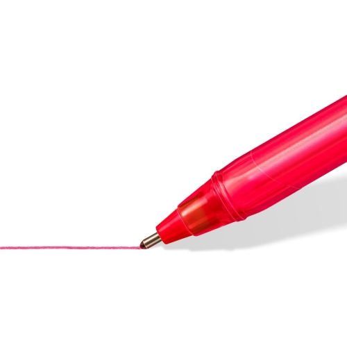 STAEDTLER 4320 MC10 Stick Rainbow Ballpoint Pen - Assorted Colours (Pack of 10) - Image 5