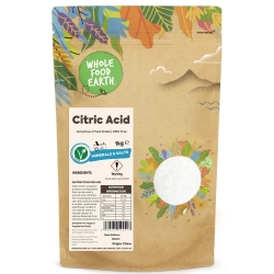 Wholefood Earth Citric Acid 1kg | Anhydrous | Food Grade