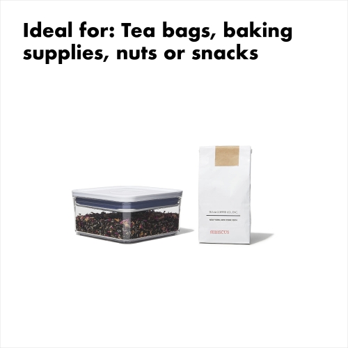OXO Good Grips POP Container - Big Square Mini 1Litre, White - Image 7