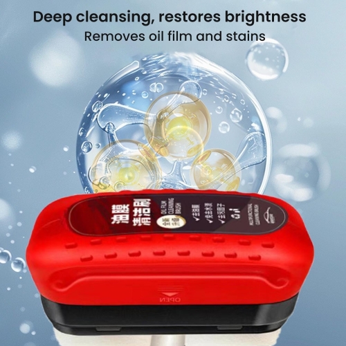 Automotive Oil Film Cleaning Brush - Powerful Windshield Cleaner & Oil Film Remover,120ml Car Glass Oil Film Water Stain Removal, Auto Windshield Glass Oil Film Cleaner (1PC) - Image 2