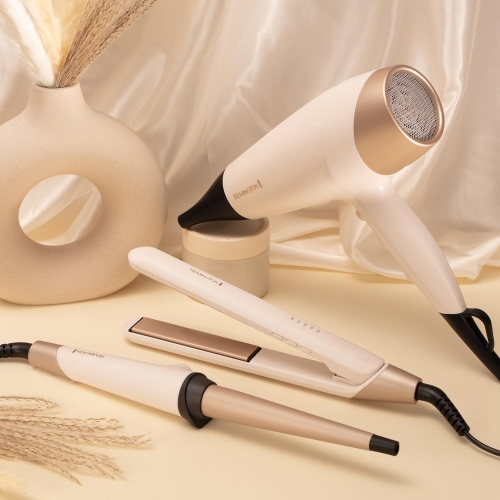 Remington Shea Soft Hair Straightener - 110mm floating coated plates, releases Micro-Conditioners to promote hairs natural shine, Digital control with 5 settings from 150-230°C,Storage pouch, S4740 - Image 2