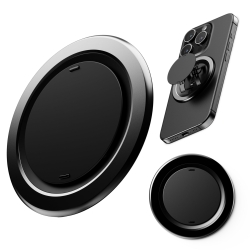 OhSnap 4 Luxe Phone Grip Ultra-Thin Magnetic Phone Ring Holder Grip for MagSafe, Wireless Charge-Through with Multiple Gripping Positions, Compatible with iPhone MagSafe Accessories