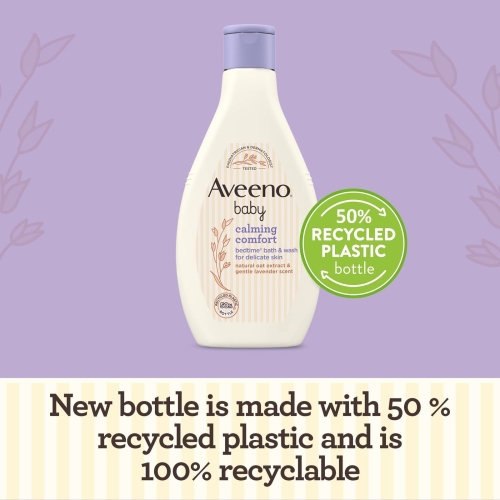 Aveeno Baby Calming Comfort Bedtime Bath and Wash, 250 ml (Pack of 1) - Image 4