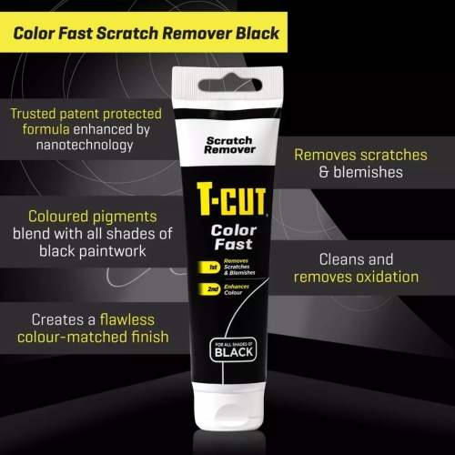 T-Cut Color Fast Scratch Remover for Cars, Black, 150 g - Image 7