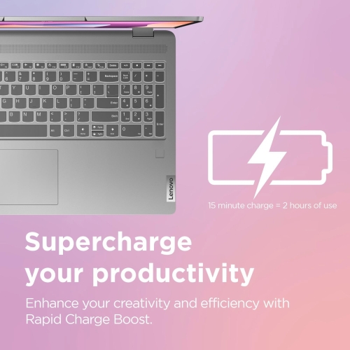 Lenovo IdeaPad Flex 5 | 16 inch Full HD 1200p Touchscreen Laptop | Intel Core i7-1355U | 16GB RAM | 512GB SSD | Windows 11 Home | Arctic Grey Digital Pen included - Image 6