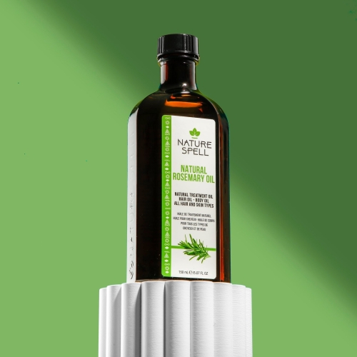 Nature Spell Rosemary Oil For Hair With Hair Precision Oil Applicator Bottle Comb 150ml, Treats Dry, Damaged Hair & Targets Hair Growth, Made In The UK - Image 4