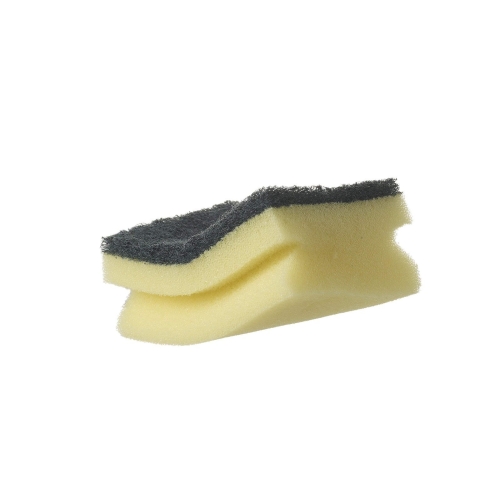 Spontex Washups General Purpose Sponge Scourers, Long Lasting, 4 count (Pack of 1), Yellow Spongegreen Scourer - Image 4
