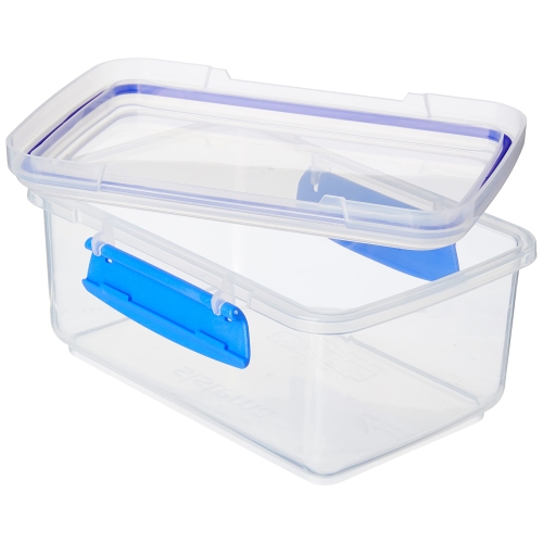 Sistema KLIP IT Food Storage Containers | 2 L, 1 L, 400 ml, 200 ml | Airtight & Stackable Meal Prep Containers with Lids | School Lunch Boxes & Snack Boxes | 12 Count (6 Containers with Lids) - Image 8