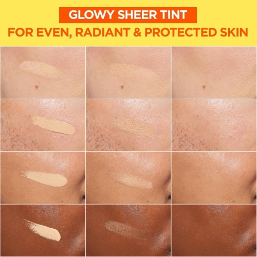 Garnier Vitamin C Daily UV Brightening Fluid Sheer Glow, SPF50+, Prevents + Corrects Sun Damages + Evens Skin tone, Face & Neck, For all skin types, Cruelty-Free, Vegan, 50ml - Image 5