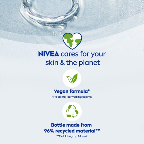 NIVEA Double Effect Waterproof Eye Make-Up Remover (125 ml), Daily Use Face Cleanser for Make-Up and Mascara with Cornflower Extract and Biotin - Image 3