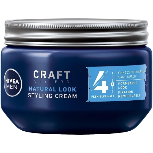 Nivea Men Styling Cream (1x150ml) pack of 1, Hair Cream for Malleable Hold without Hardening, Flexible Hair Gel for a Natural Look Parent
